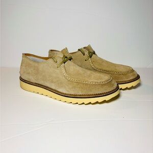 Urban Outfitters Tan Suede Lace-up Shoes Casual Formal Wallabee Clarks